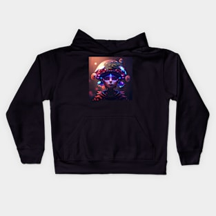 Mushroom girl 2 Kids Hoodie